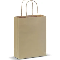 Torba papierowa ze skręcanymi uchwytami 90g/m² 18x8x22cm / Brązowy LT91622-N0051