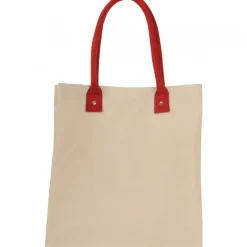 Torba płócienna z długimi uszami 320 g/m2 RODOLFO / Czerwony 6521805