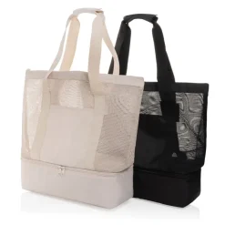 Torba plażowa, na zakupy, torba termoizolacyjna  AWARE™ RPET / Czarny P422.4901