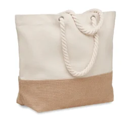 Torba plażowa, płótno 280gr/m² / Beżowy MO6720-13