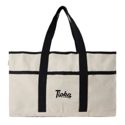 Torba plażowa VINGA Volonne AWARE™, płótno z recyklingu / Czarny VG537-02