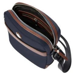 Torba reporterska Button Navy & Brown / Granatowy FTR426N