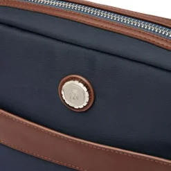 Torba reporterska Button Navy & Brown / Granatowy FTR426N