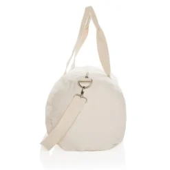 Torba sportowa, podróżna AWARE™, bawełna z recyklingu / Biały P707.190