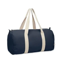 Torba sportowa z bawełny z recykli / Francuski Granat MO2550-85