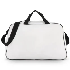 Torba sportowo-podróżna R-PET 600D 48 x 25 x 28 cm 30 l / Biały / czarny LT95366-N0102