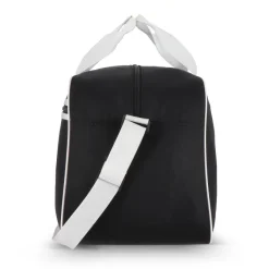 Torba sportowo-podróżna R-PET 600D 48 x 25 x 28 cm 30 l / Czarny / biały LT95366-N0201