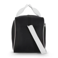 Torba sportowo-podróżna R-PET 600D 48 x 25 x 28 cm 30 l / Czarny / biały LT95366-N0201