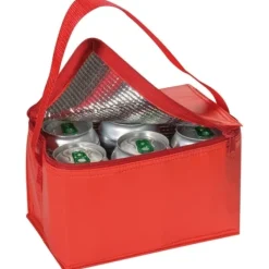 Torba termiczna na 6 puszek 330 ml ASPEN / Czerwony 700405