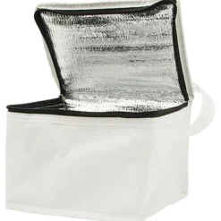 Torba termiczna na 6 puszek, włoknina 80g / Himmy / Biały IP31022100