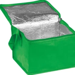 Torba termiczna non woven na 6 puszek 330 ml NIEBY / Zielony 154209