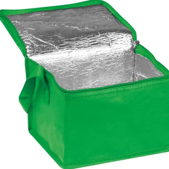 Torba termiczna non woven na 6 puszek 330 ml NIEBY / Zielony 154209