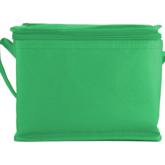Torba termiczna non woven na 6 puszek 330 ml NIEBY / Zielony 154209