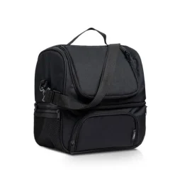 Torba termiczna Rpet z dwiema przegródkami / Ecolunch / Czarny IP30038711