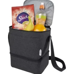 Torba termoizolacyjna na lunch Tundra mieszcząca 9 puszek, wykonana z plastiku PET z recyklingu / Heather Charcoal 12061584