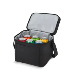Torba termoizolacyjna R-PET 600D z podwójną komorą 30 x 20 x 24 cm 12 l / Czarny LT95389-N0002