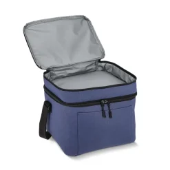 Torba termoizolacyjna R-PET 600D z podwójną komorą 30 x 20 x 24 cm 12 l / Ciemnoniebieski LT95389-N0010