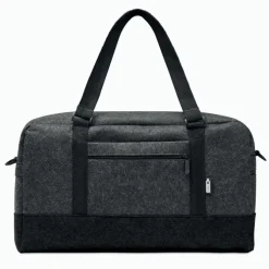 Torba weekendowa z filcu RPET / Ciemno szary MO6457-15