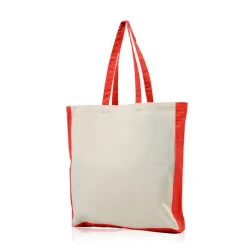 Torba z bawełny 100%, gramatura 180 g/m2 / DualCotton / Czerwony IP31018352