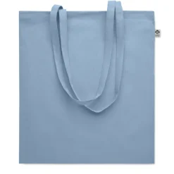 Torba z bawełny organicznej / Błękitny MO6711-66