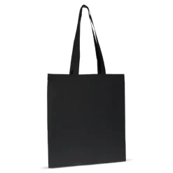 Torba z bawełny organicznej długa 140g/m² 38x42 cm / Czarny LT95377-N0002