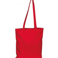 Torba z bawełny organicznej z długimi uszami 180 g/m2 BRANSLEY / Czerwony 370605