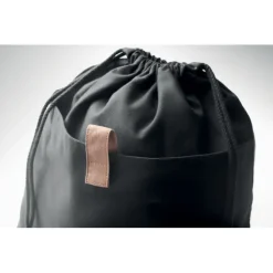 Torba z bawełny z recyklingu / Czarny MO6550-03