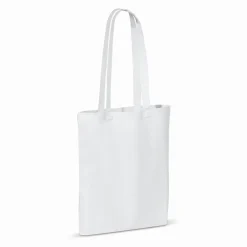 Torba z bawełny z recyklingu z dnem 140g/m² 38x42cm / Biały LT95241-N0001
