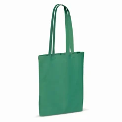 Torba z bawełny z recyklingu z dnem 140g/m² 38x42cm / Ciemnozielony LT95241-N0030