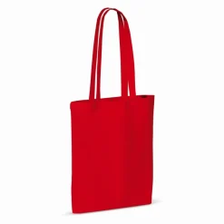Torba z bawełny z recyklingu z dnem 140g/m² 38x42cm / Czerwony LT95241-N0021