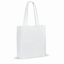 Torba z bawełny z recyklingu z dnem 140g/m² 38x10x42cm / Biały LT95242-N0001