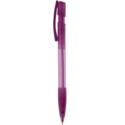 Transparentny długopis Nash / Transparentny / purpurowy LT80802-N0472