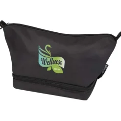 Trip Aware™, kosmetyczka podróżna wykonana z materiałów z recyklingu, 6 l / Czarny 12076690