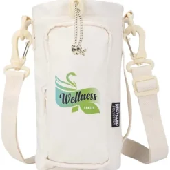 Trip Aware™, torba na butelki wykonana z materiałów z recyklingu, 2 l / Złamana biel 12076502