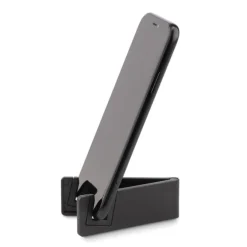 Uchwyt na telefon bambus/ABS / Czarny MO9994-03
