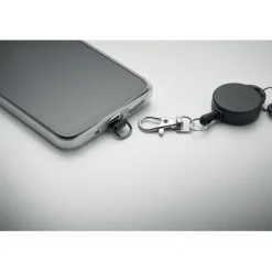 Uchwyt na telefon ze skipass / Czarny MO2630-03
