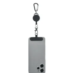 Uchwyt na telefon ze skipass / Czarny MO2630-03