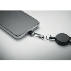 Uchwyt na telefon ze skipass / Czarny MO2630-03