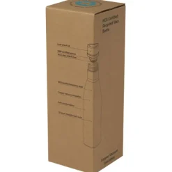 Vasa butelka ze stali nierdzwenej z recyklingu z miedzianą izolacją próżniową o pojemności 500 ml posiadająca certyfikat RCS / Srebrny 10073681