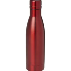Vasa butelka ze stali nierdzwenej z recyklingu z miedzianą izolacją próżniową o pojemności 500 ml posiadająca certyfikat RCS / Czerwony 10073621
