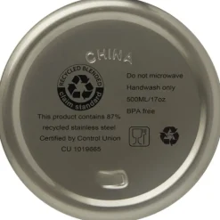 Vasa butelka ze stali nierdzwenej z recyklingu z miedzianą izolacją próżniową o pojemności 500 ml posiadająca certyfikat RCS / Tytanowy 10073682