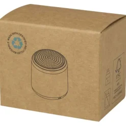 Velkis głośnik bezprzewodowy Bluetooth® o mocy 3 W z tworzyw sztucznych pochodzących z recyklingu / Czarny 12448590