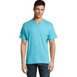 VICTORY Męski T-SHIRT 150g / Niebieski Atol S11150-AL-XXL