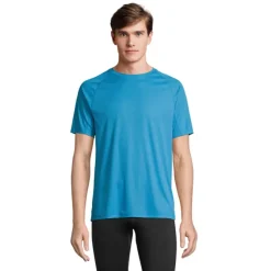 VORTEX RAGLAN T-SHIRT / Aqua S04787-AQ-XS