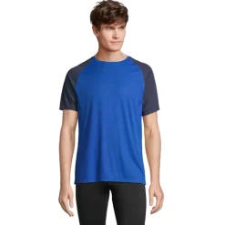 VORTEX RAGLAN T-SHIRT / French Navy/Royal Blue S04787-ET-M