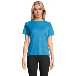 VORTEX WOMEN RAGLAN T-SHIRT / Aqua S04788-AQ-L
