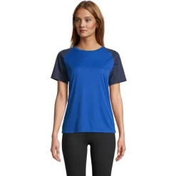 VORTEX WOMEN RAGLAN T-SHIRT / French Navy/Royal Blue S04788-ET-L