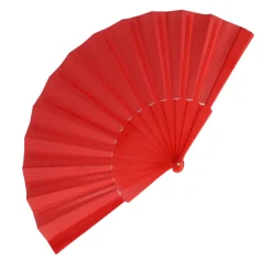 Wachlarz ręczny plastik i poliester / Czerwony LT90522-N0021