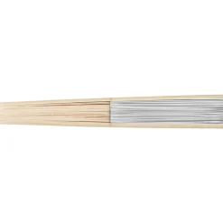 Wachlarz z bambusa / Biały V2201-02