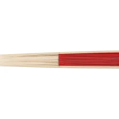 Wachlarz z bambusa / Czerwony V2201-05